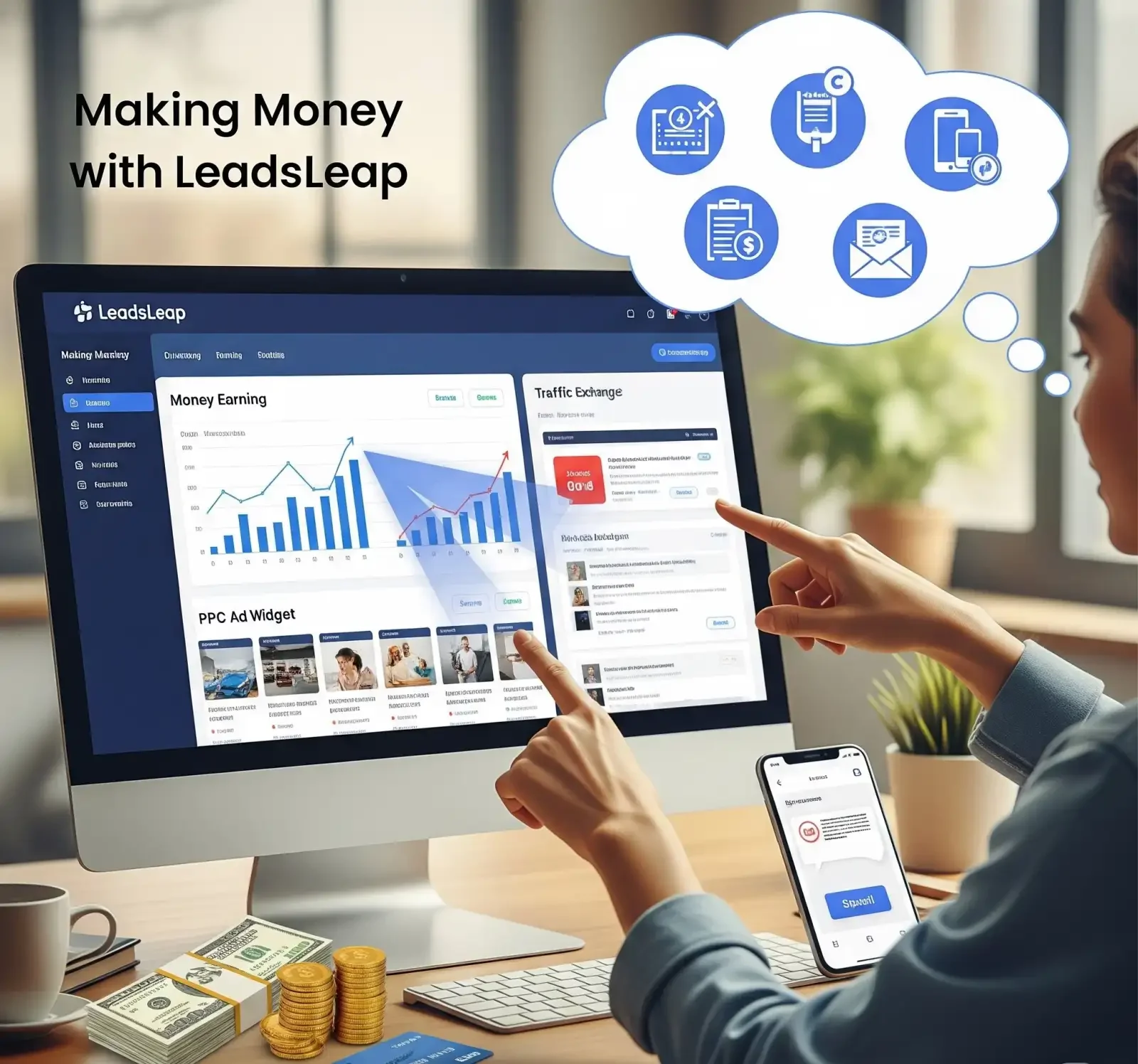 Leads Leap PPC Earnings